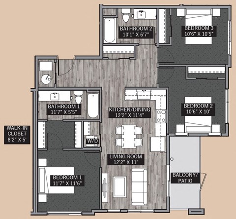 5173 Beeler Street Studio-3 Beds Apartment, Affordable, Fee Managed, Income Restriction for Rent - Photo Gallery 21